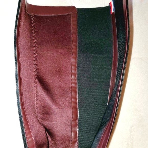 LNew-Tommy Hilfiger Black Imizza Pleather Knee-High Sturdy Boots. Unisex. Gift - Picture 6 of 8